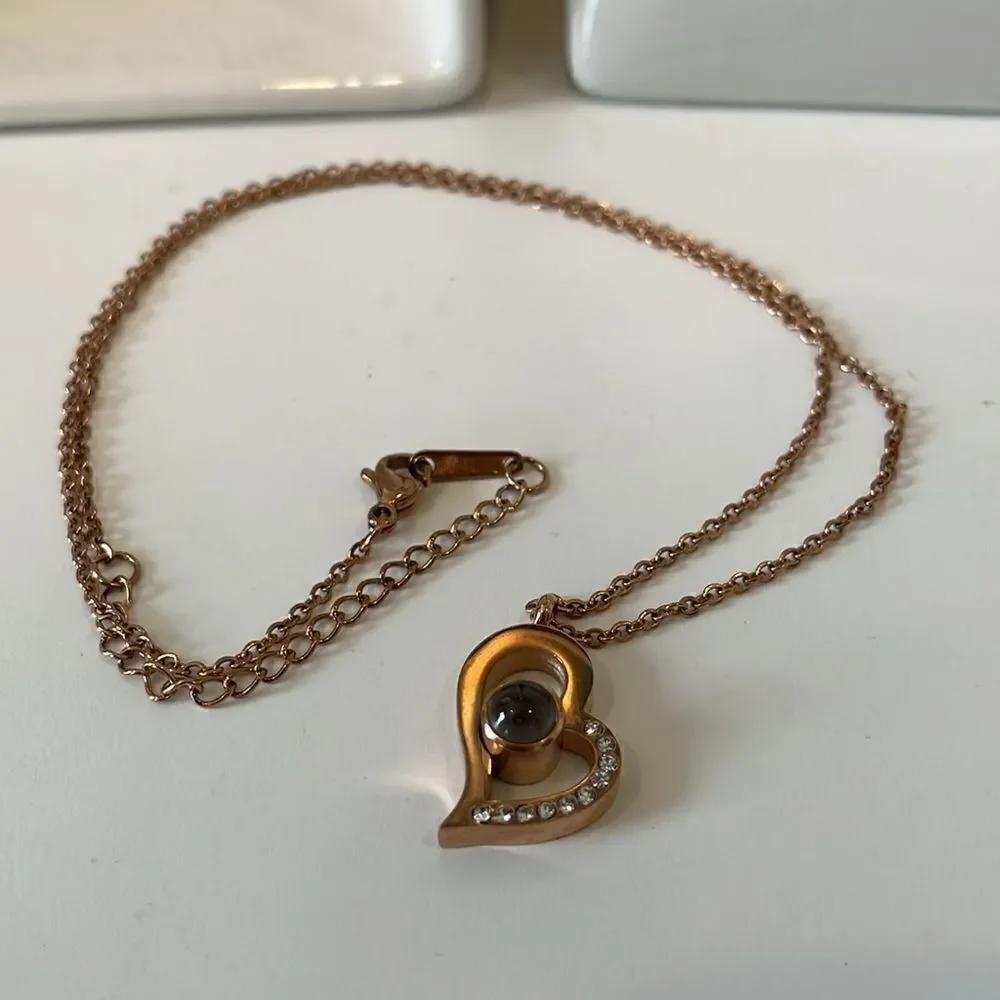 Best Grandma Ever Keepsake Jewerly Box with heart shape necklace